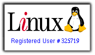 Linux Registered User # 325719